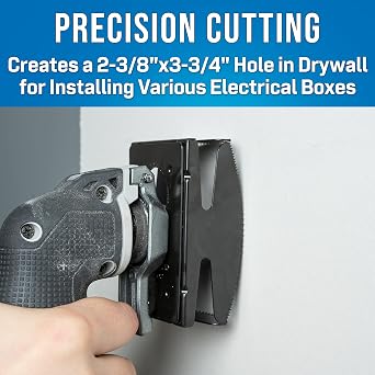 Jonard Tools EBC-400 Power Oscillating Multi-Tool Single Gang Electrical Wall Outlet Cutter