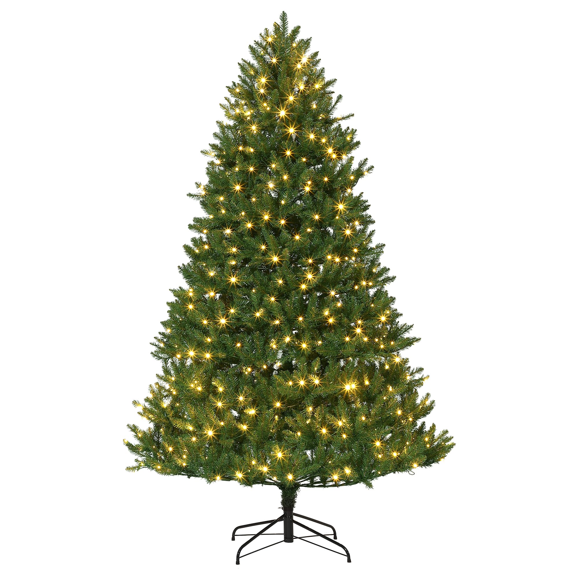 Photo 1 of ****REFERENCE PICTURE****Garvee 4.5' Artificial Christmas Tree Pre-Lit, Fraser Fir, 3 Colors Led, 659 Branch Tips, Premium Hinged Design, Full Natural Look Xmas Tree for Home Office Winter Holiday Indoor Decor,Easy Assembly