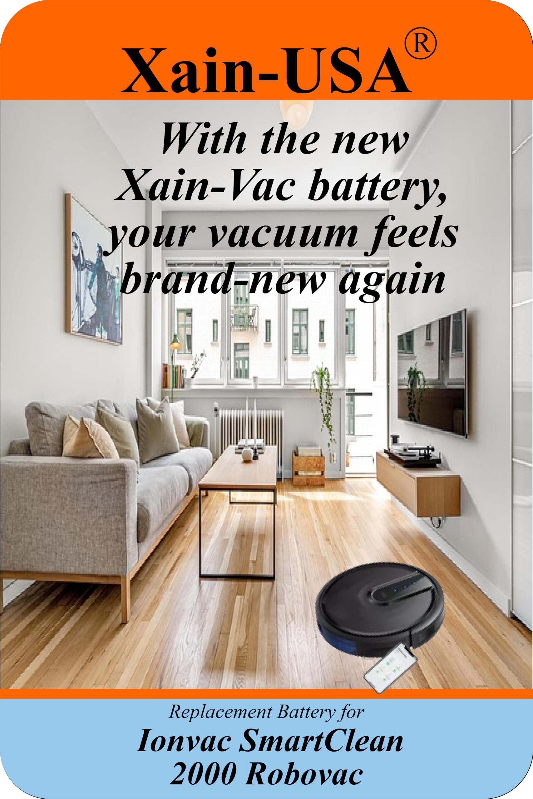 Amazon.com: (Xain-Vac) Long-Lasting Battery for Ionvac SmartClean
