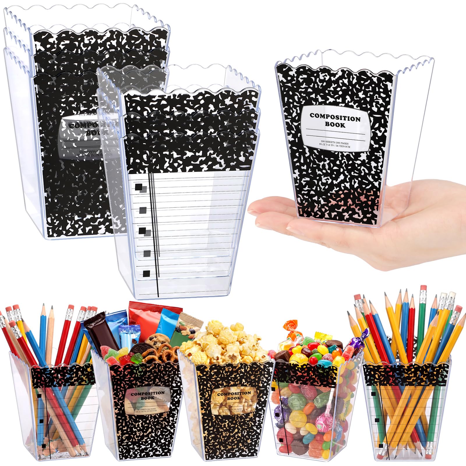 Mimorou 6 Pcs 6 Pcs Teacher Gift Box Back to School, Composition Book