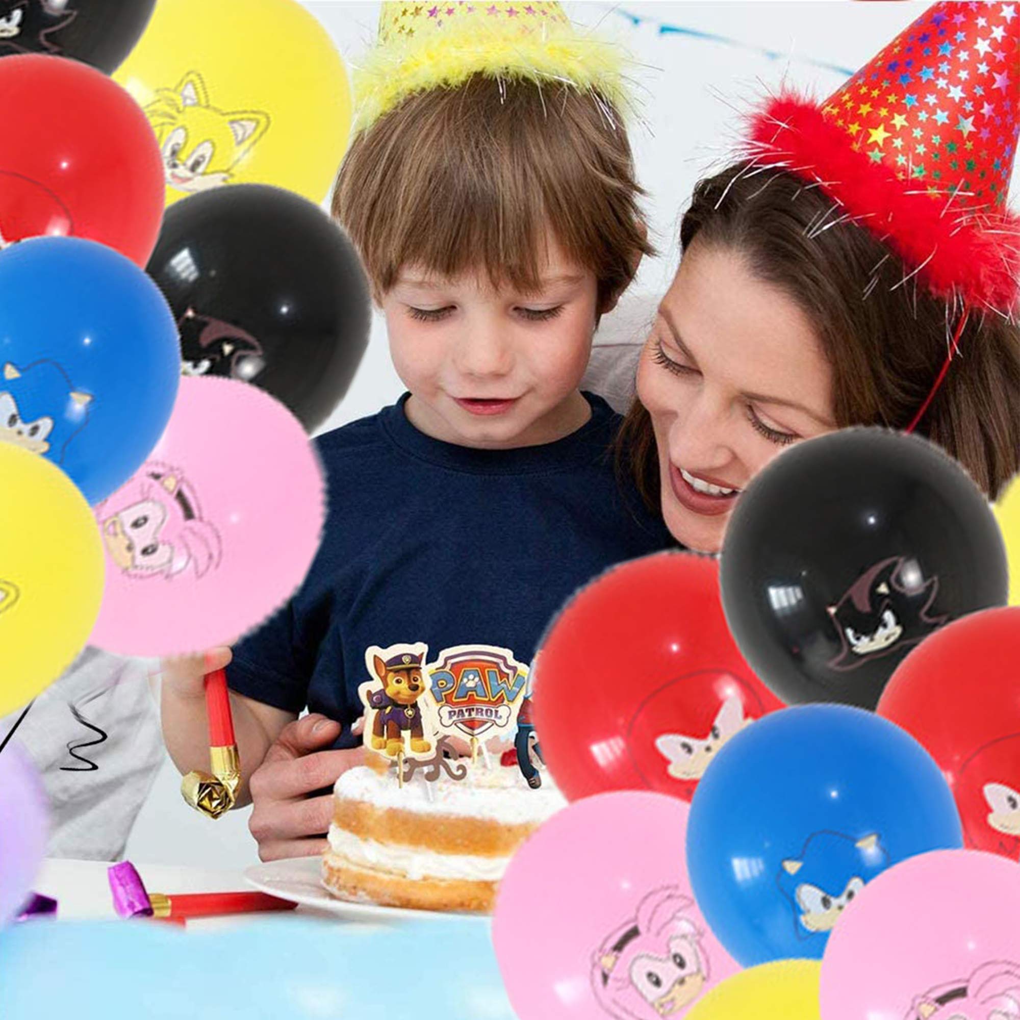 Buy smileh Party Supplies Sonic the Hedgehog Birthday Decorations