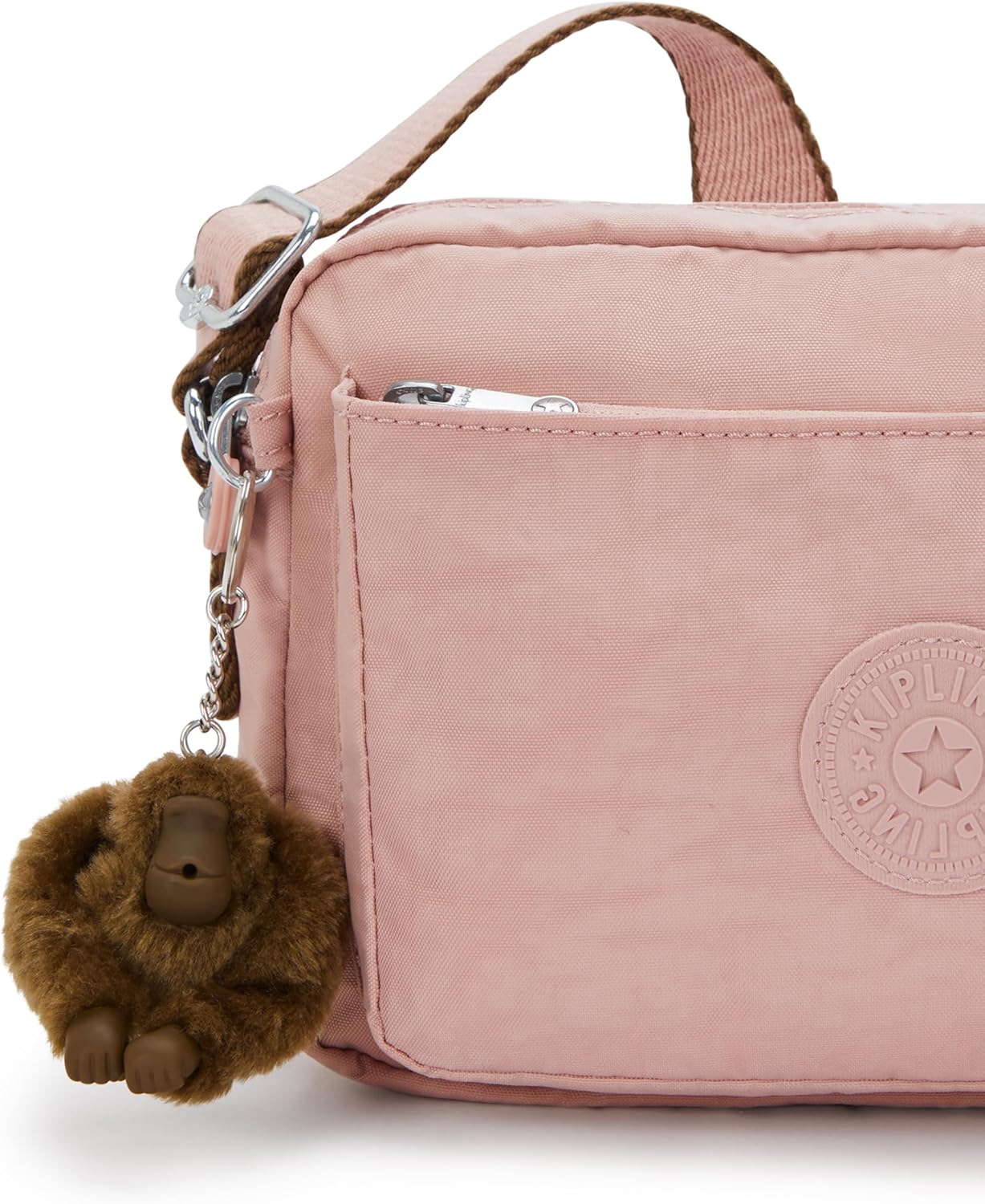 Kipling Women’s Abanu Medium Crossbody Bag, Lightweight, Adjustable Nylon Waist Pack with Multi-Compartment Zip Pockets - Image 5