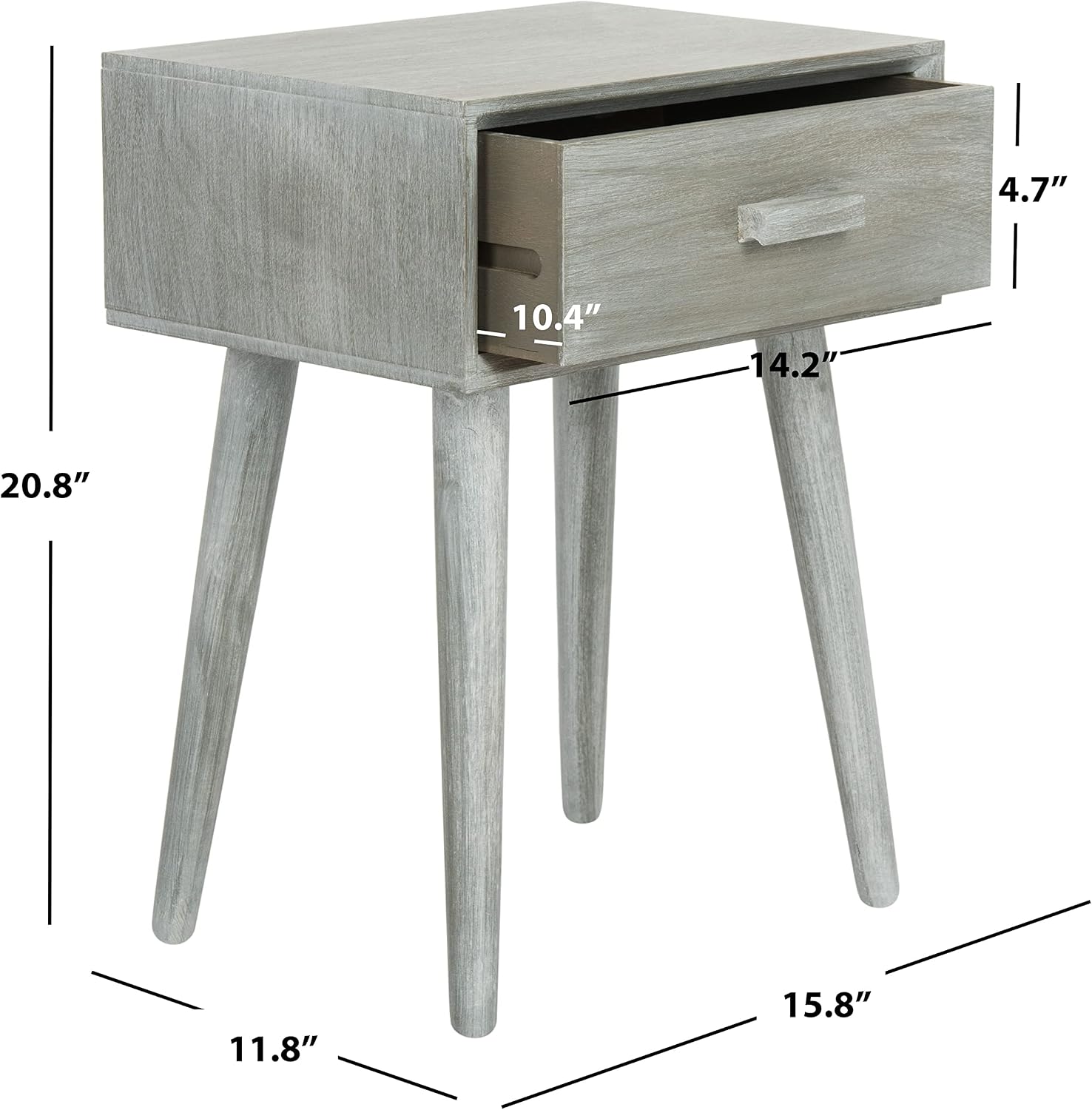 Safavieh Home Lyle Modern Slate Grey Accent Table