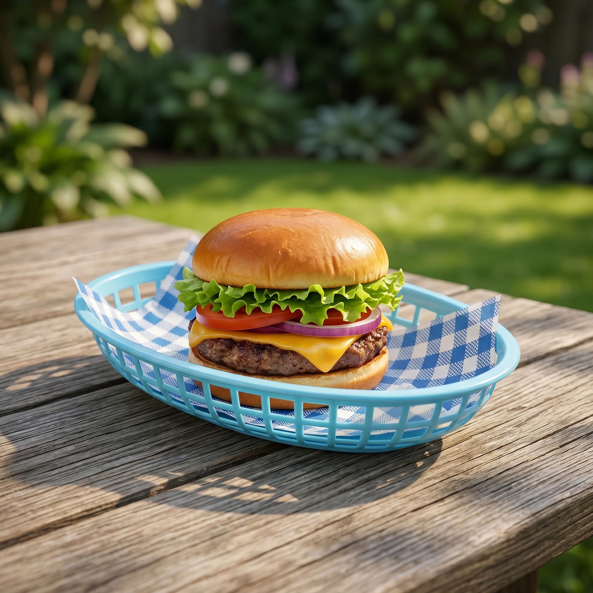 36 Stück Bunte Fast Food Körbe Kunststoff, 23 x 14,5 x 4 cm Fast Food Korb Ovale, Mehrfarbig Brotkörbe Servierkörbe aus Plastik für Pommes, Sandwiches, Burger, Brot