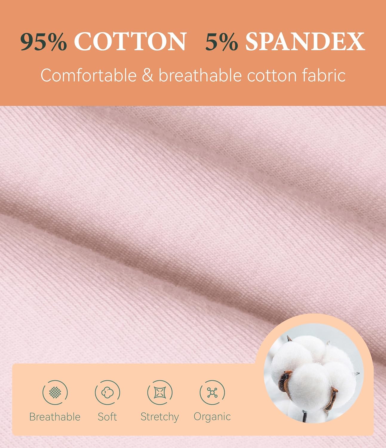 Urinary Incontinence Postpartum Underwear for Women Washable Leak Proof Odor Control 56ml Absorbency Brief 1 Pack (Pink, XL) - Image 3