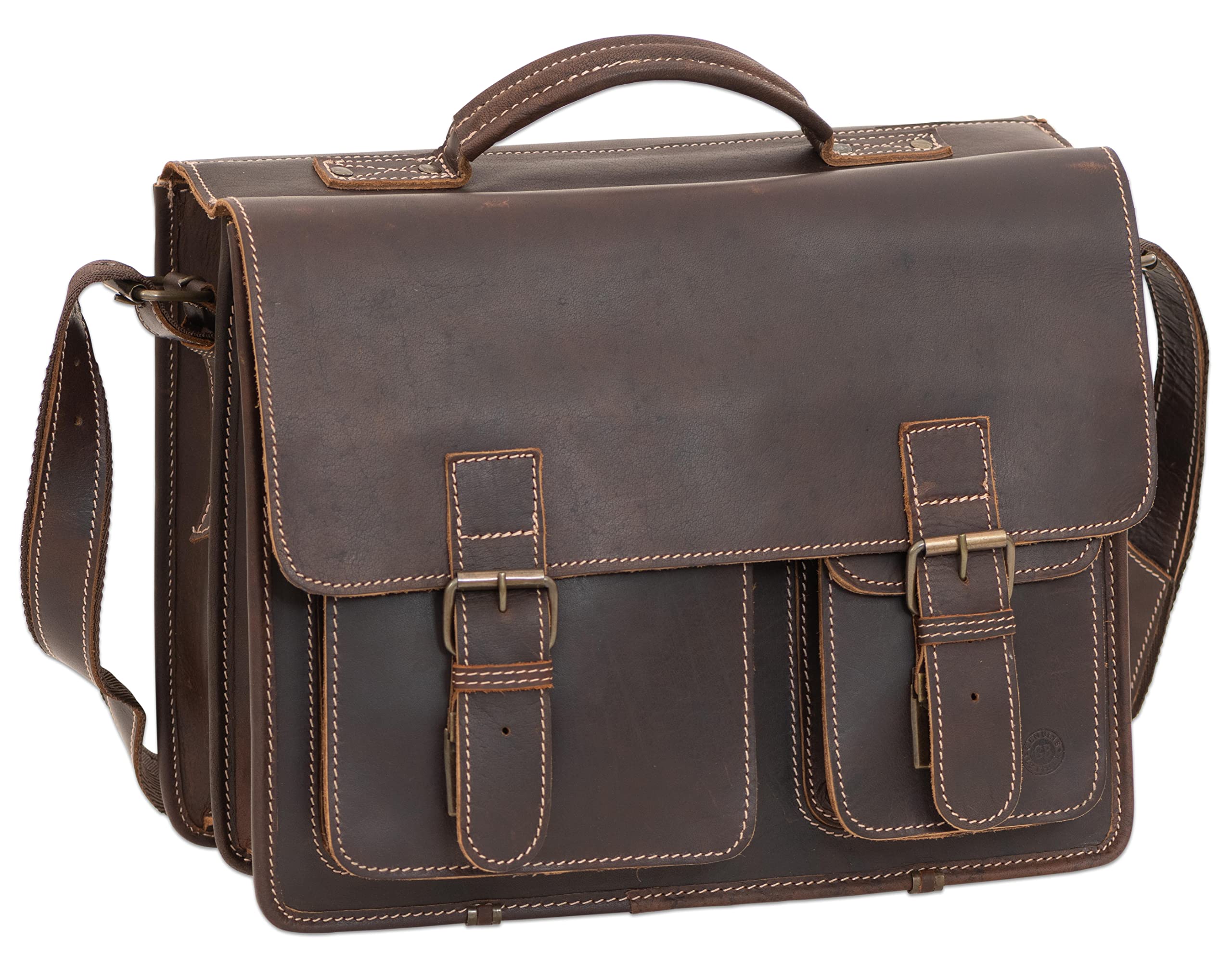 Greenburry Aktentasche Leder 39 cm