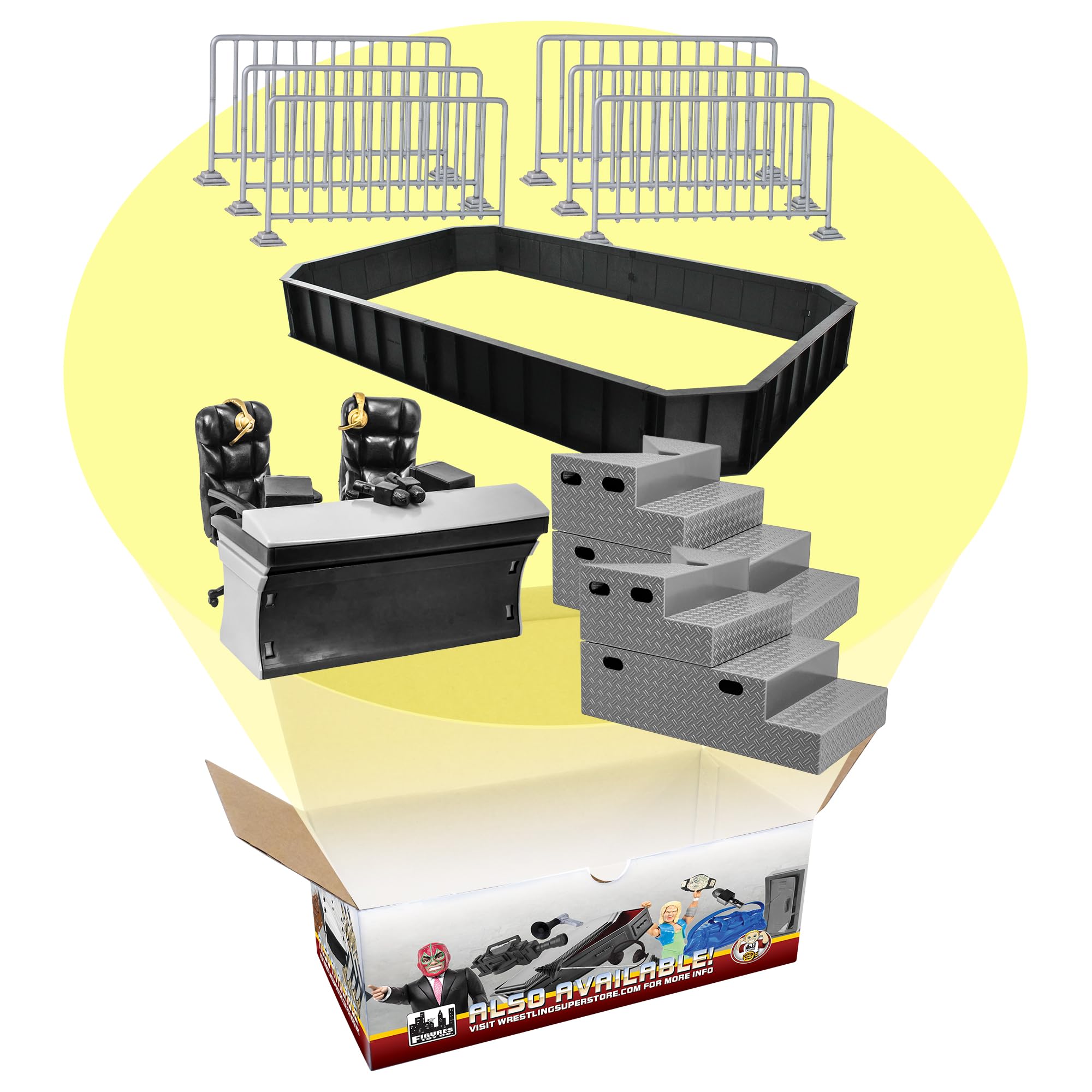 Wrestling Ring & Arena Deal for Wrestling Action Figures