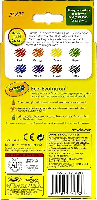 Crayola 68 4108 Write Start Pencils Multi Colour Amazon Co Uk Toys Games