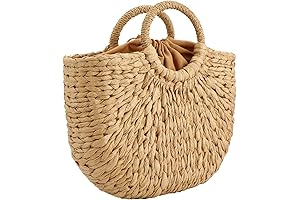 Large Straw Beach Bag