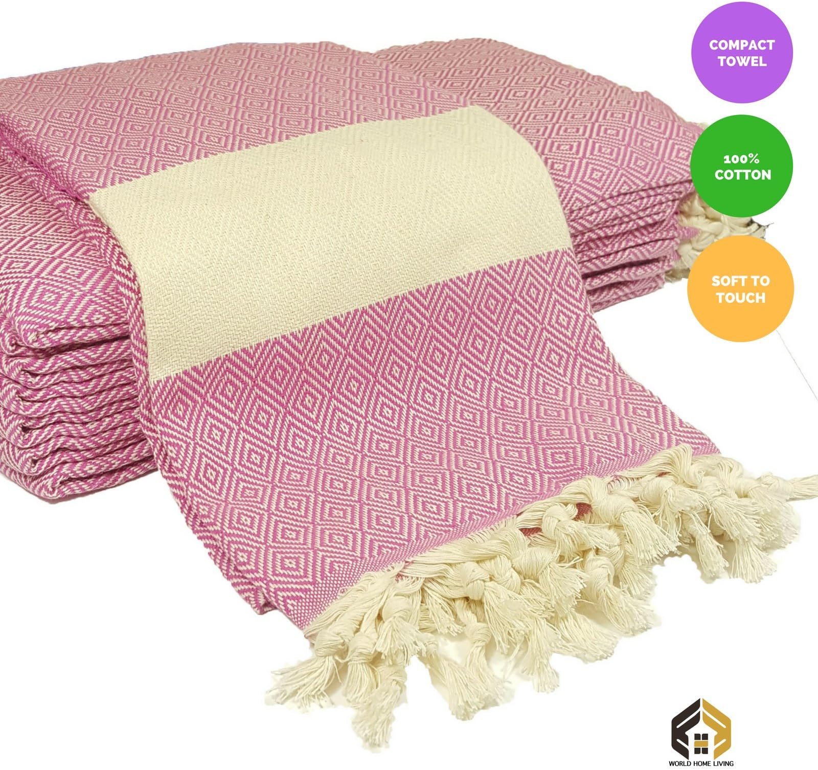 LUXURY QUALITY LARGE TURKISH HAMMAM PESHTEMAL COTTON BATH TOWEL BEACH UK SELLER