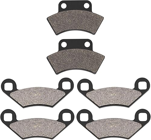 AHL Pastillas de freno delanteras y traseras para Polaris 250 2x4/4x4 1990 1993/300 2x4/4x4 1994-1995/455cc Diesel 4x4 EBS 1999-2000/455cc Diesel