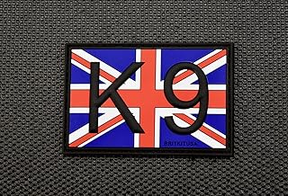K9 UK Flag 3D PVC Morale Patch - Full Colour Union Jack British Patriot