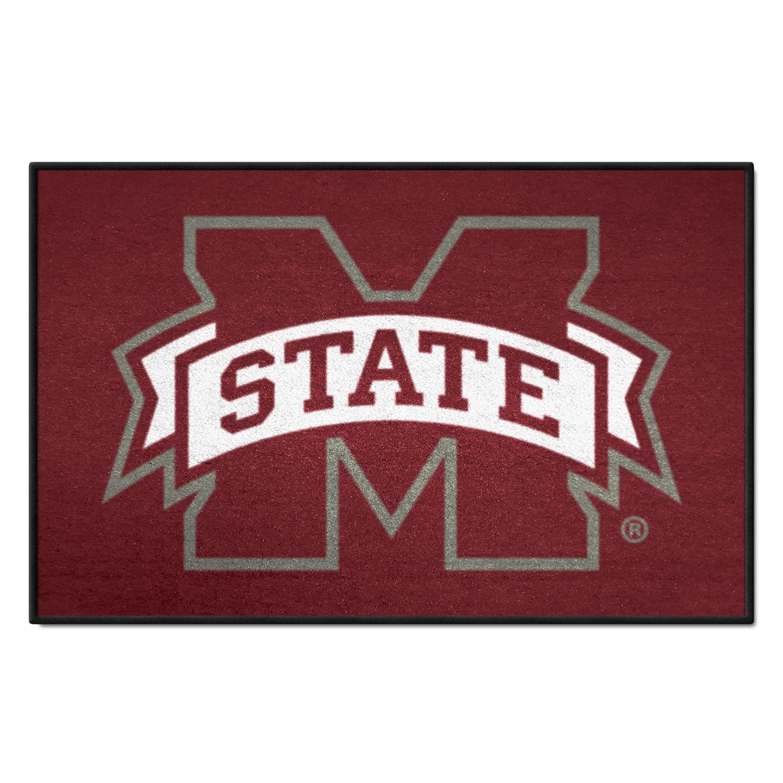 Photo 1 of FANMATS NCAA Unisex-Adult Starter Mat Mississippi State Bulldogs 19" x 30" Multi