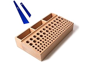 Tool Storage: Deluxe Leather Craft Tools Organizer with 98 Storage Holes and 3 Large Slots