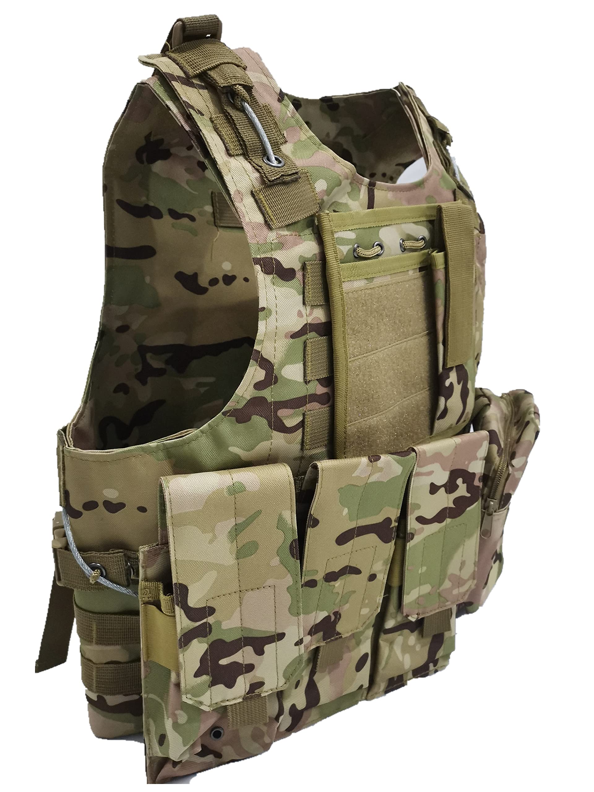 Outdoor Militär Taktische Weste Feldspielweste, Paintball Schutzausrüstung, Schutzweste für Luftpistole, geeignet für Jagd im Freien,