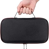 Vista 8 de Ciieeo Bolsa de almacenamiento de micrófono inalámbrico, funda de transporte portátil Eva para 2 micrófonos de mano con cremallera de protección