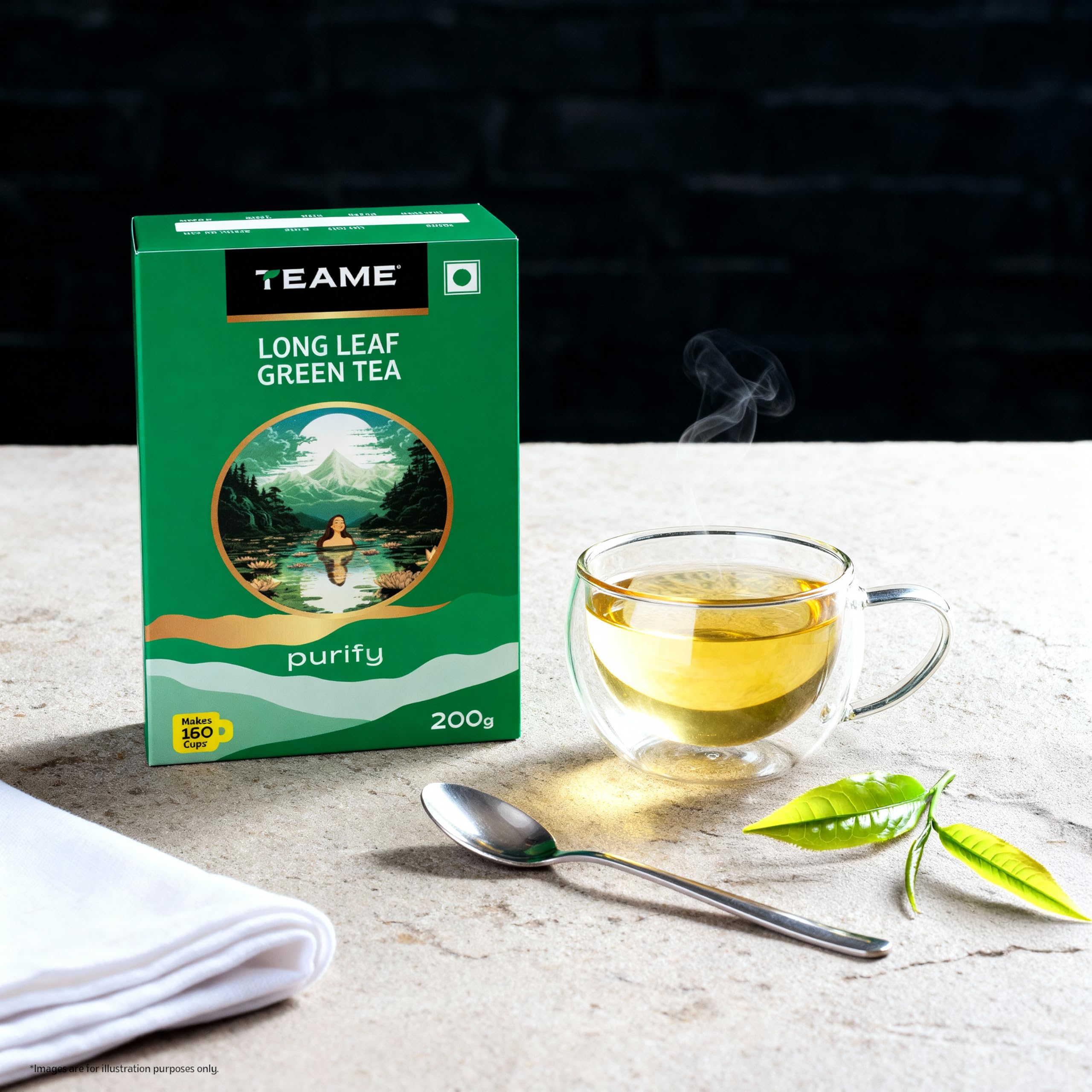 TE-A-ME Long Leaf Green Tea, 200g | Premium Loose Leaf | Natural Antioxidants — Amazon image 5