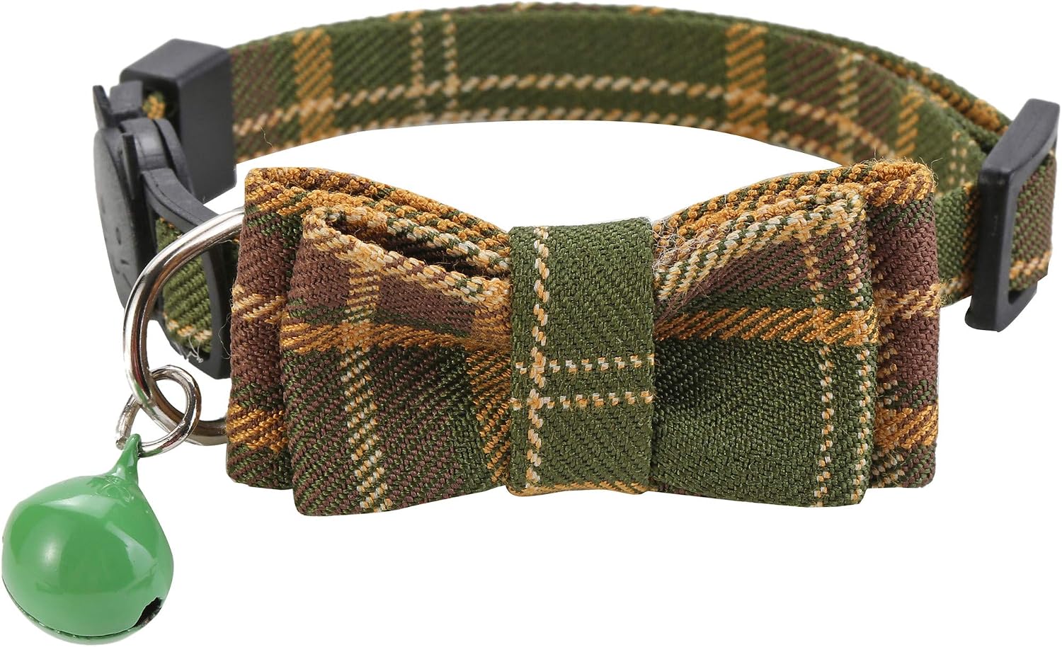 Thanksgiving Cat Bow Tie Collar Breakaway with Bell