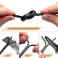 Vista 4 de Wirefy Alambre de cobre para iluminación de paisaje de bajo voltaje 12/2, entierro directo al aire libre, calibre 12, 2 conductores de 250 pies