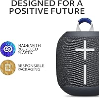 Vista 7 de Ultimate Ears WONDERBOOM 4, altavoces Bluetooth impermeables para exteriores con graves potentes y sonido de 360 grados, altavoz inalámbrico Negro