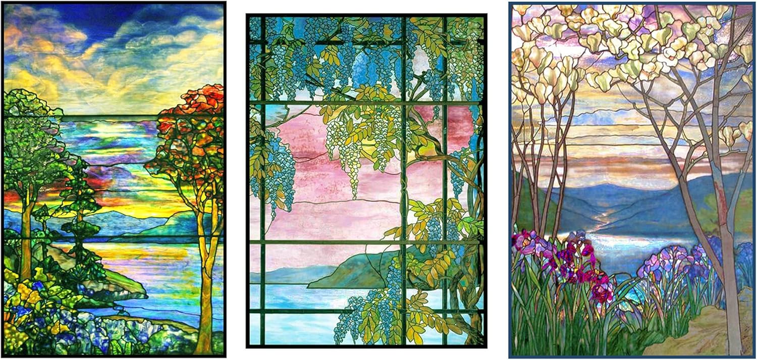 Art Nouveau Tiffany Deluxe Treasury # 2-3 Counted Cross Stitch Patterns Charts