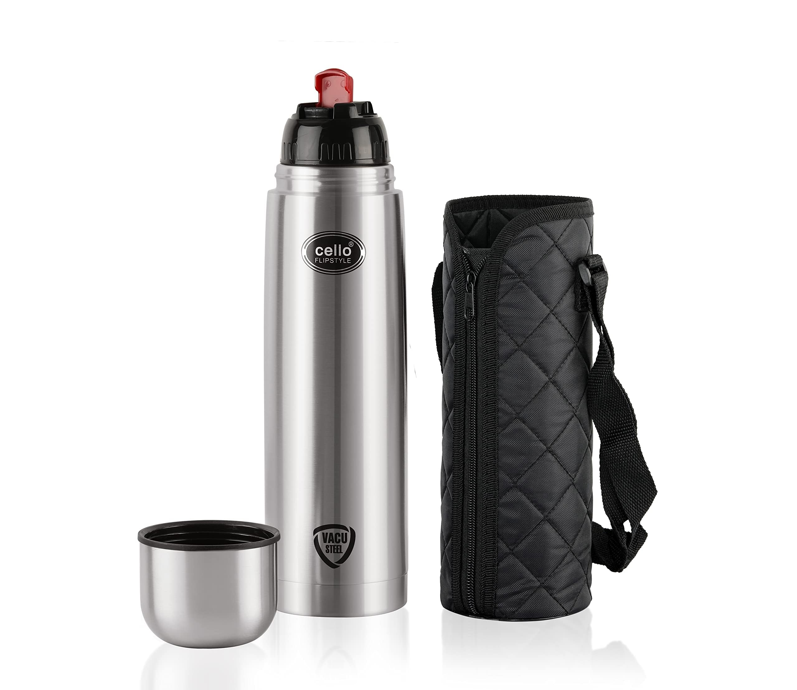 Cello Flipstyle Stainless Steel Flask - Hot & Cold -11