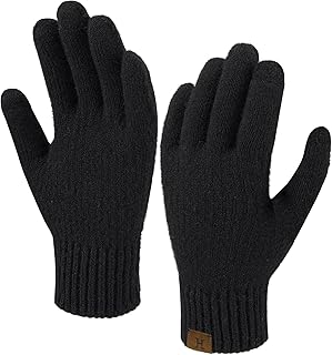 Sponsored You’re seeing this ad based on the product’s relevance to your search query.Learn more about this advertisement Bequemer Laden Women's Winter Warm Touchscreen Gloves Thermal Winter Gloves Knitted Gloves with Elastic Cuff