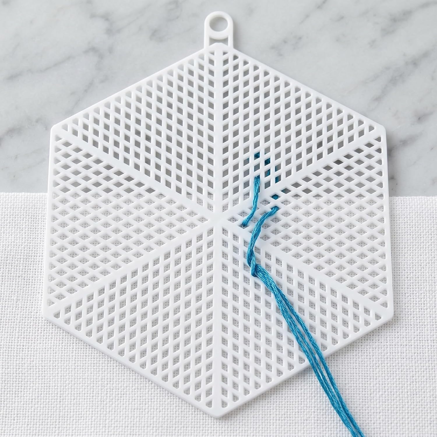 Hexagon Plastic Grid Sheets for DIY Embroidery and Needlepoint Crafts
