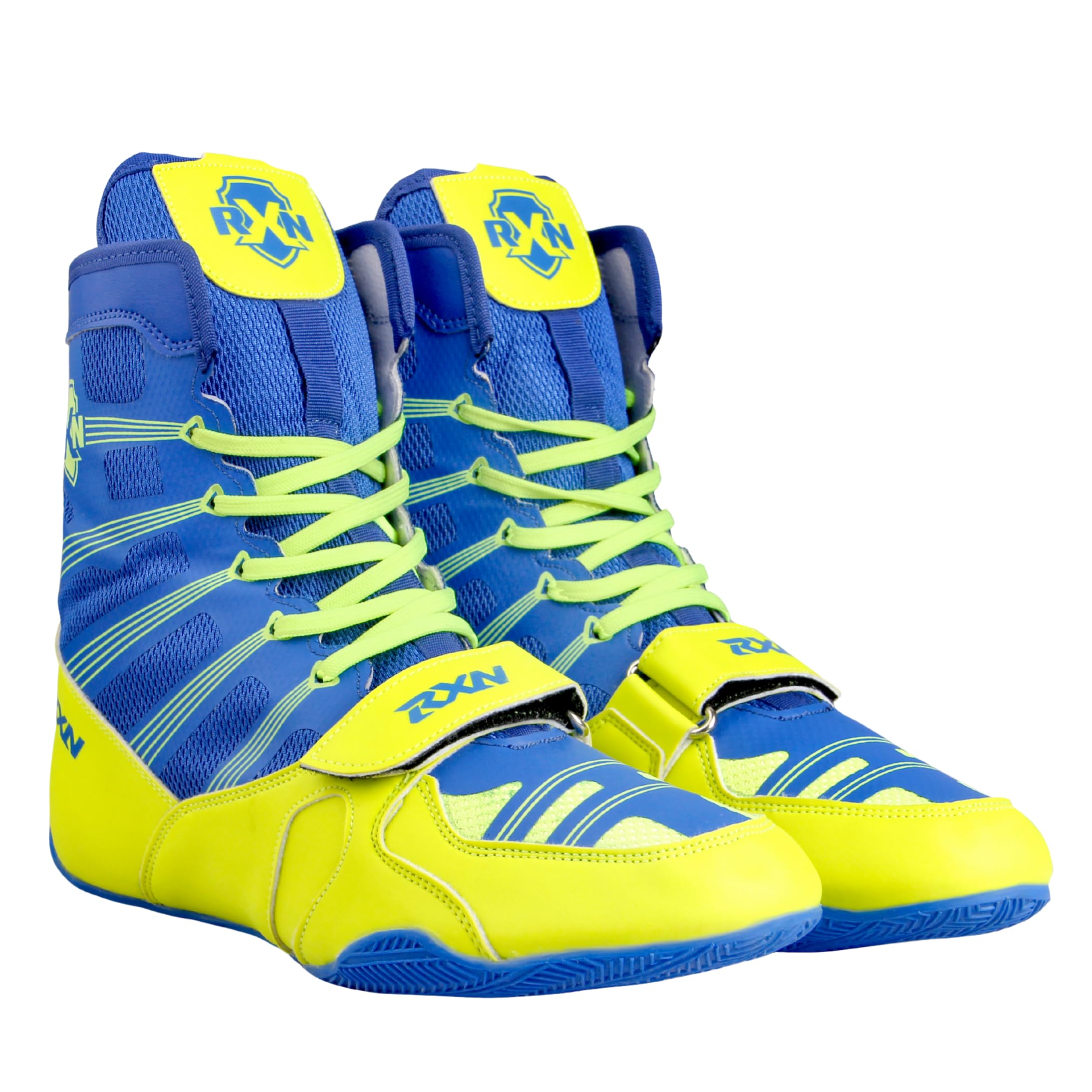 RXN Boxing Shoes for Men and Women Lace Up Non Slip Rubber Sole Lightweight Mid High Top | Knockout High Top Boxing Boots for Men & Women-image-42