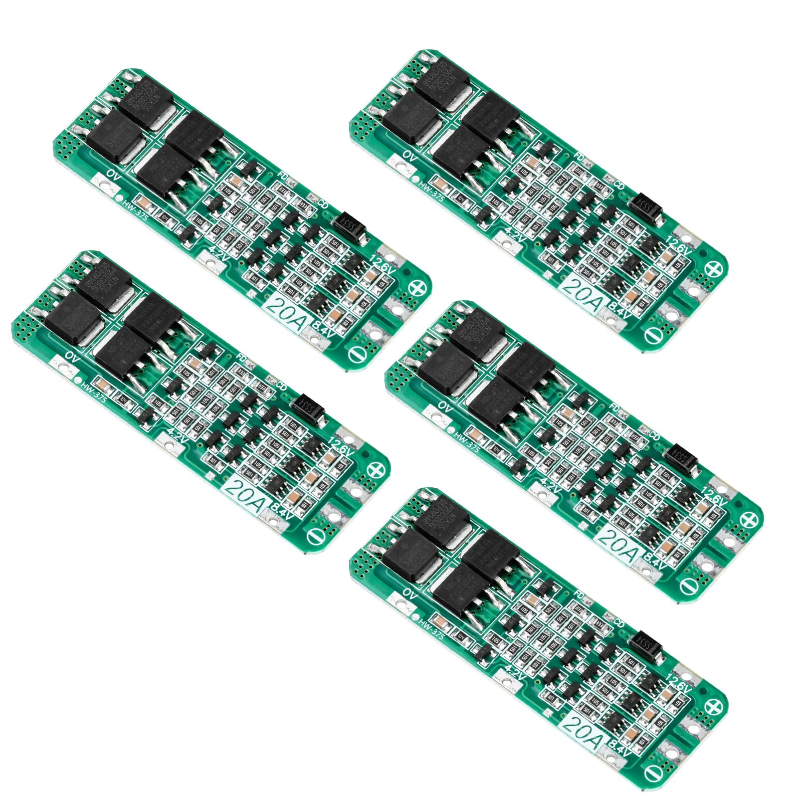 1S 3.7V 3A Li-ion PCM BMS Battery Protection Board - Electronics
