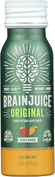 Brainjuice Peach Mango Brain Juice Shot, 2.5 FZ