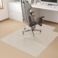 Vista 8 de KMAT Alfombrilla para Silla de Oficina, Alfombrillas de Suelo de Madera Dura y Azulejo de Fácil Deslizamiento, Alfombrilla Transparente para Silla