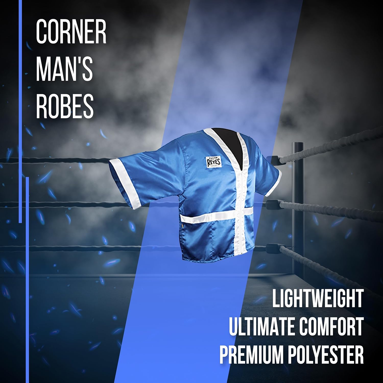 CLETO REYES Boxing Trainers and Coaches Satin Corner Robe Competition Uniform Apparel for Men and Women