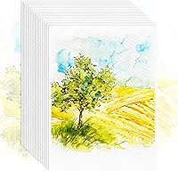 Donyang 64 Sheets 5x7 Watercolor Paper 140lb/300gsm Cold Press - Acid-Free Bulk Art Supplies for Kids, Adults, Acrylic & Watercolor Painting
