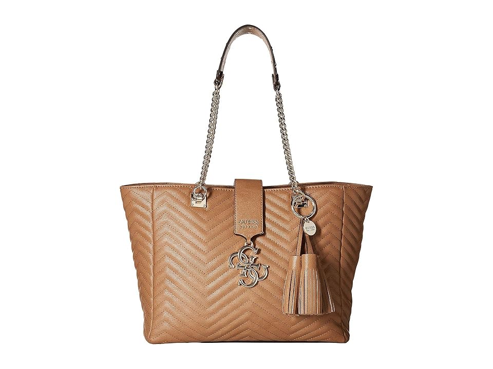 

GUESS Violet Carryall (Tan) Handbags