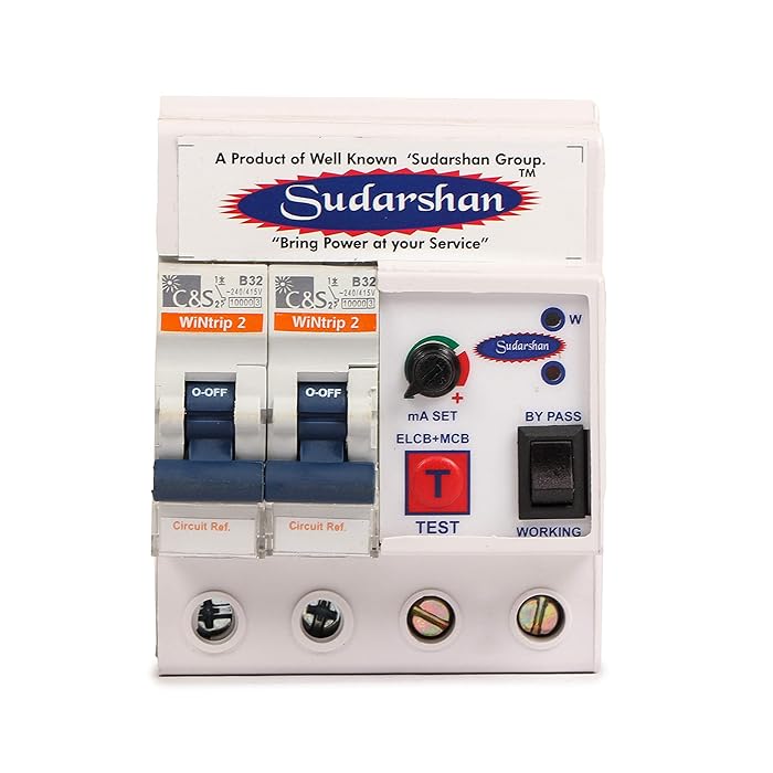 Buy SUDARSHAN Strong PVC Case Earth Leakage Circuit Breakers Single