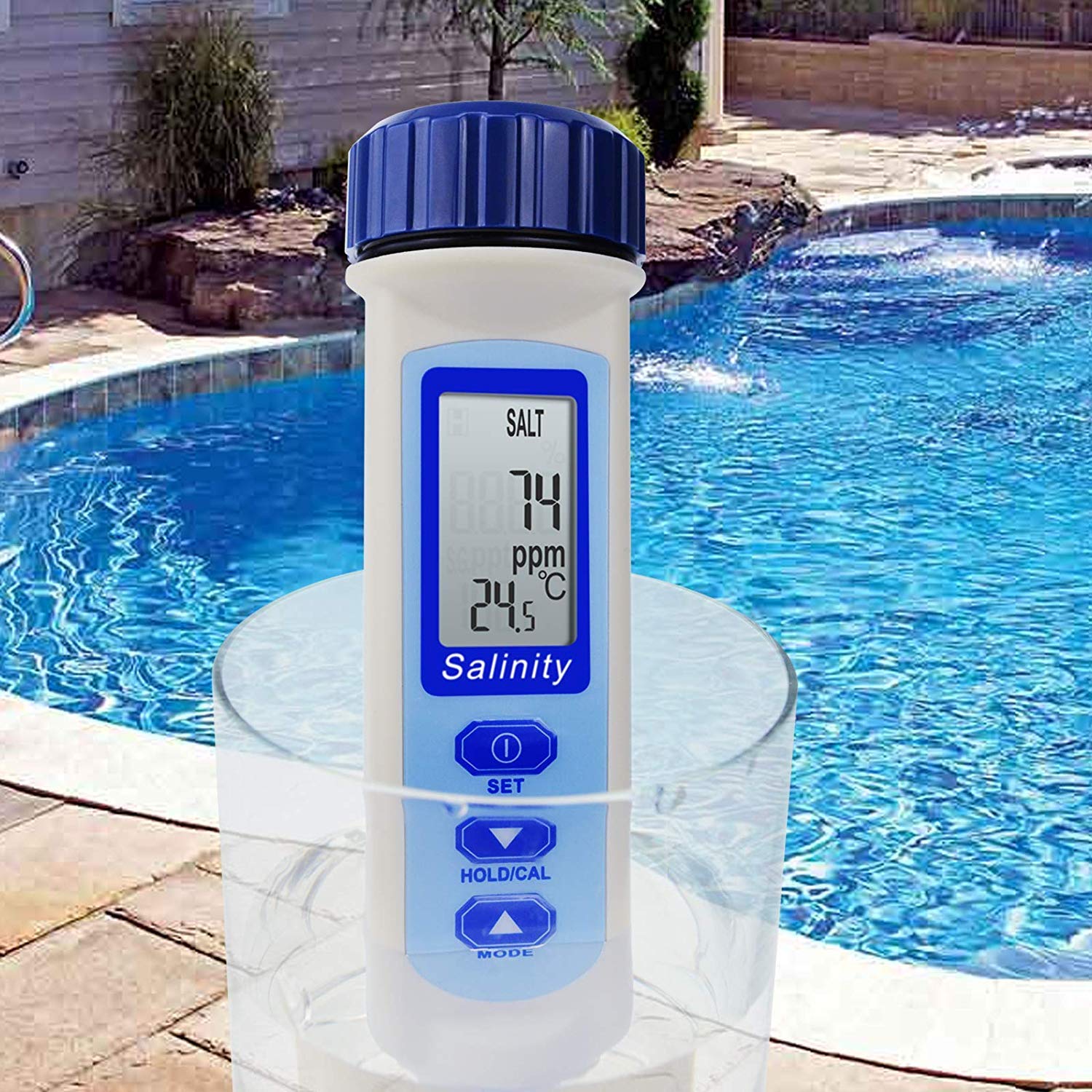 Pen Type Temp Salinità & Meter Unità Di Misura All-In-1 Tester Di