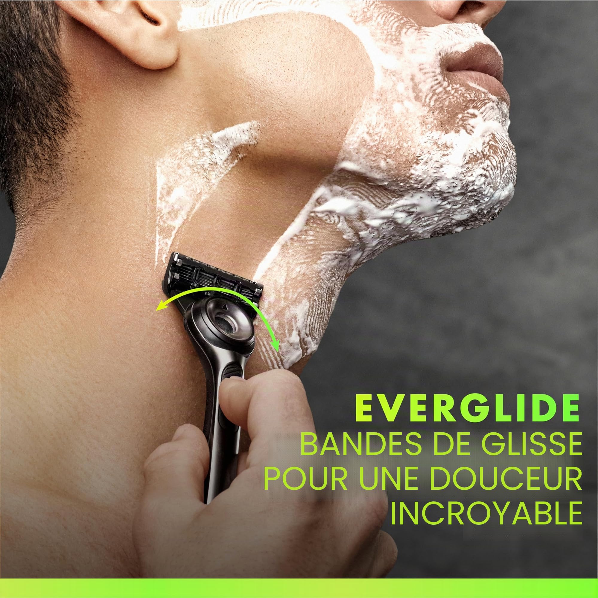 Gillette Labs Lames de rasoir pour homme, 9 lames de rechange, compatibles avec tous les rasoirs GilletteLabs (y compris le rasoir chauffant)