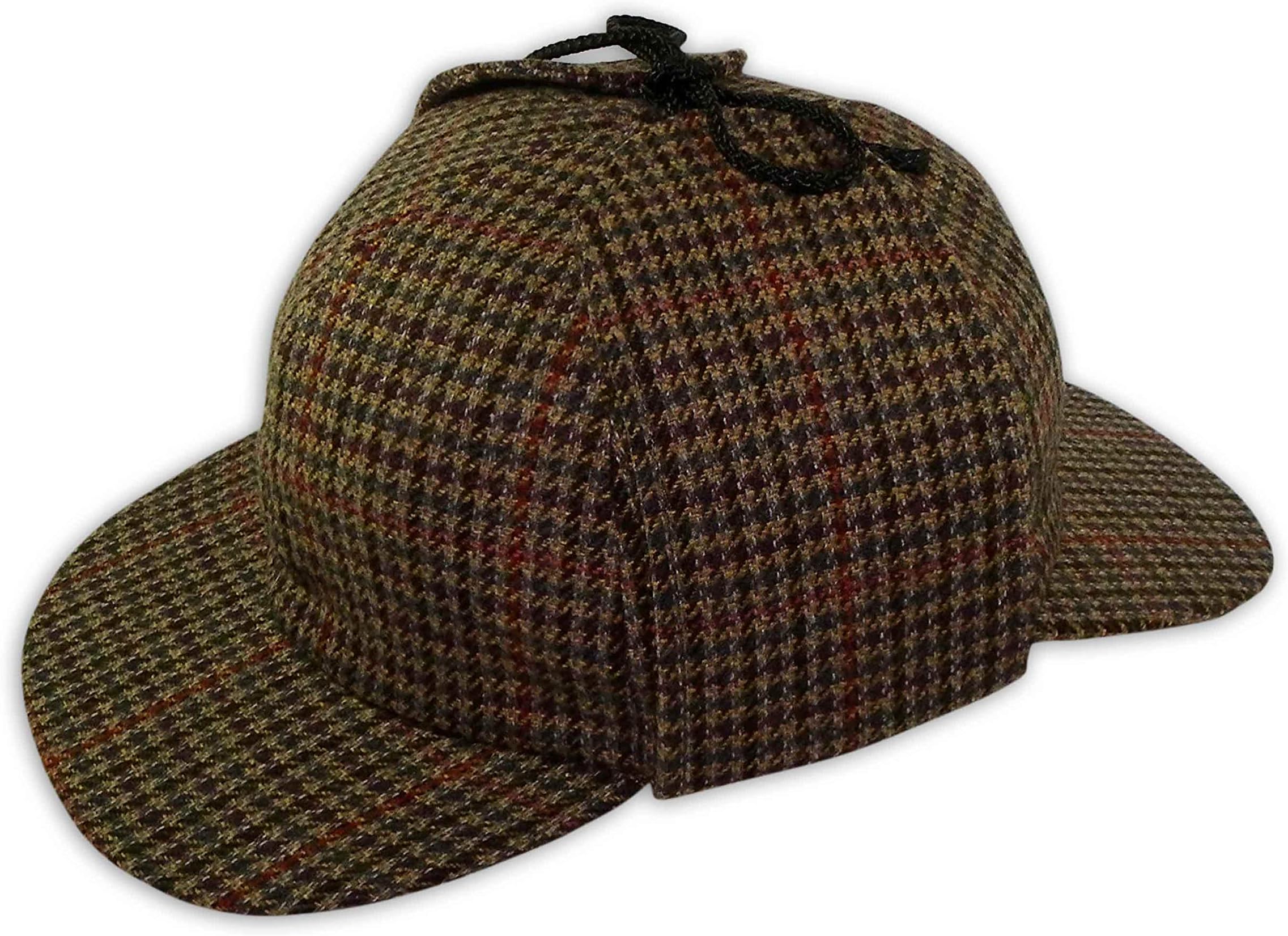 PASQUALE CUTARELLI Mens Wool Tweed Deerstalker Hat