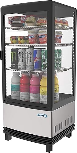 Vista 10 de KoolMore Refrigerador de pantalla CDCU-3C-BK, negro, 3 pies cúbicos