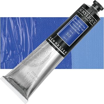 Sennelier Extra-Fine Artists' Acrylics 200 ml Tube, 200ml, Ultramarine Blue Light S2