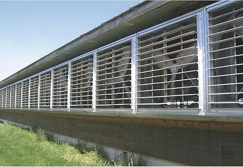 Miniatura 2 de J & D Mfg. Wallmaster - Ventilador de escape de 36 pulgadas de diámetro, 10,500 CFM, motor monofásico, hoja de 3 alas Número de modelo VF36DM