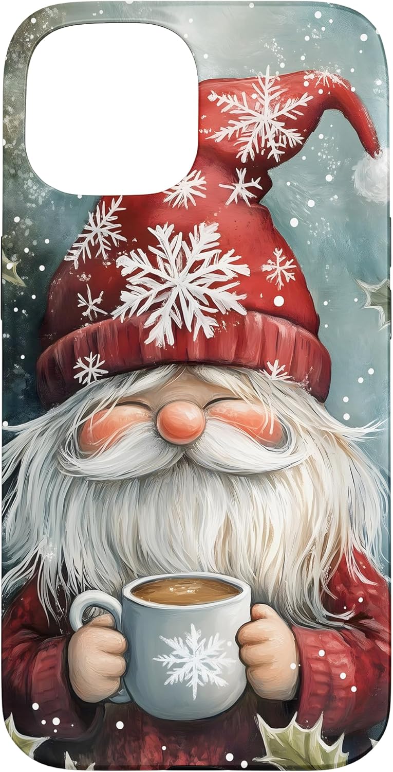 Gnome Snowy Holiday Xmas Case for iPhone XR