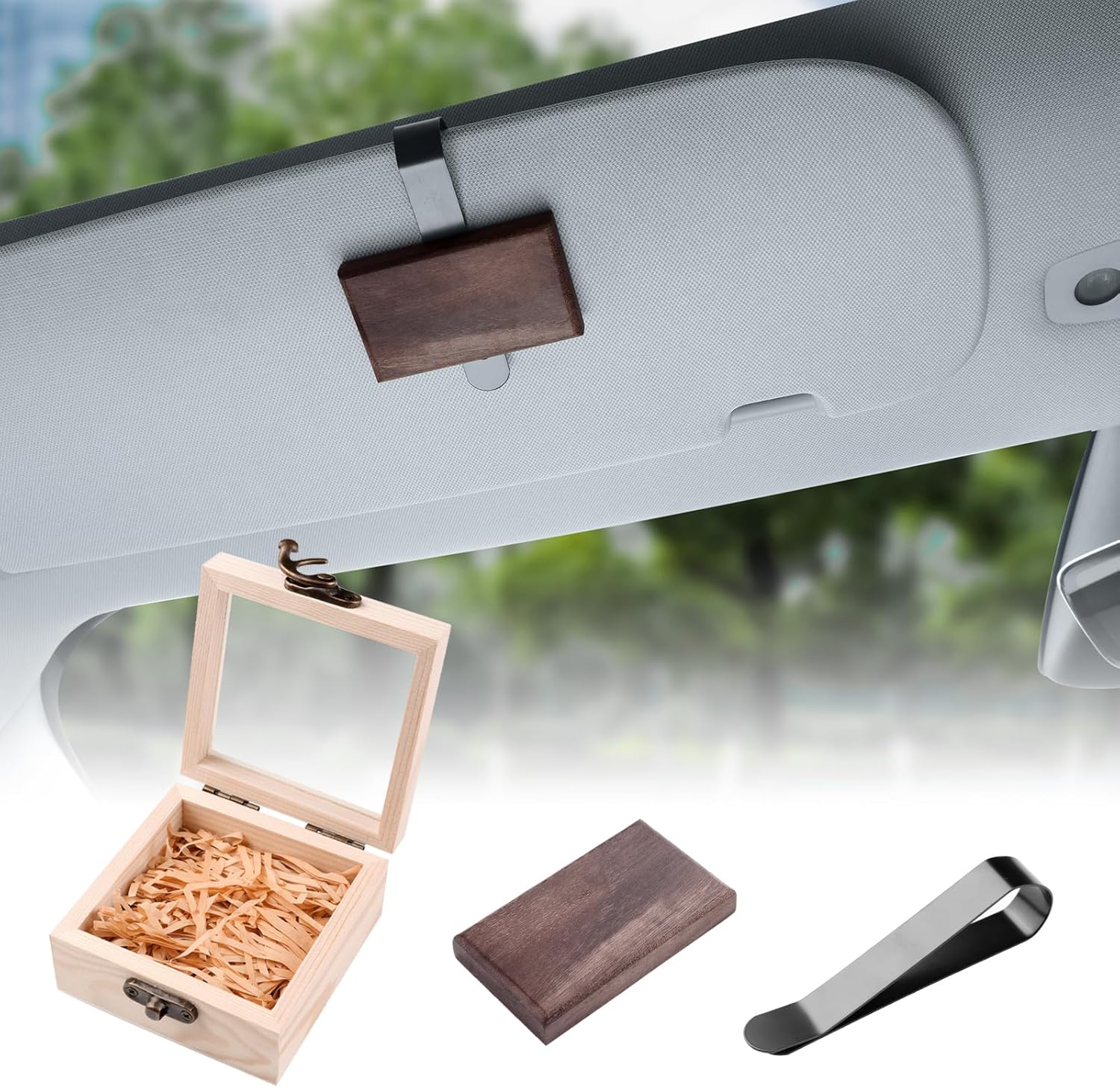 FDAIUN Car Drift Air Freshener Small Wooden Diffuser New