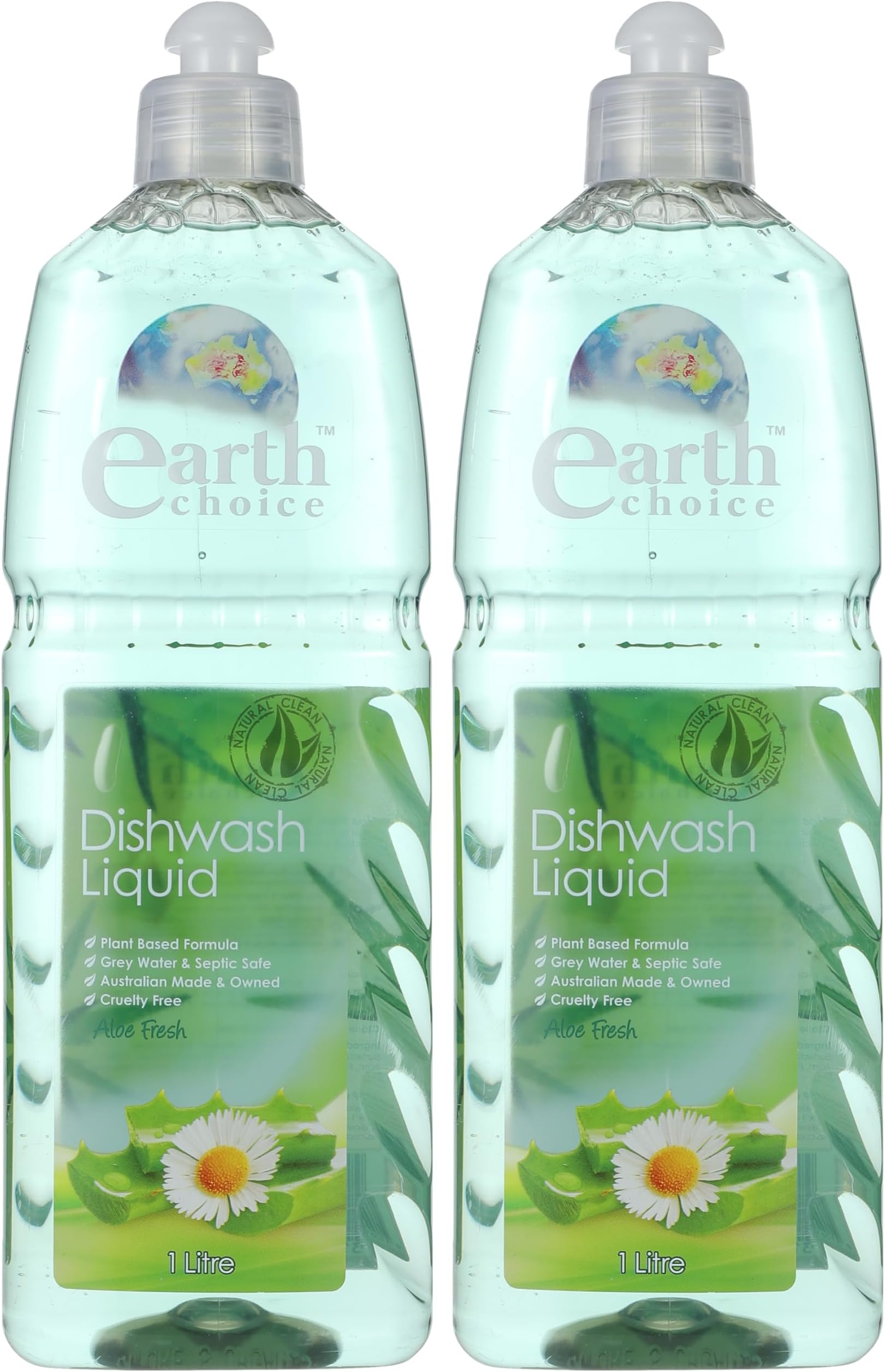 Earth Choice Dishwash Liquid, 1 Liter, Assorted Color/ Scent, Pack of 2