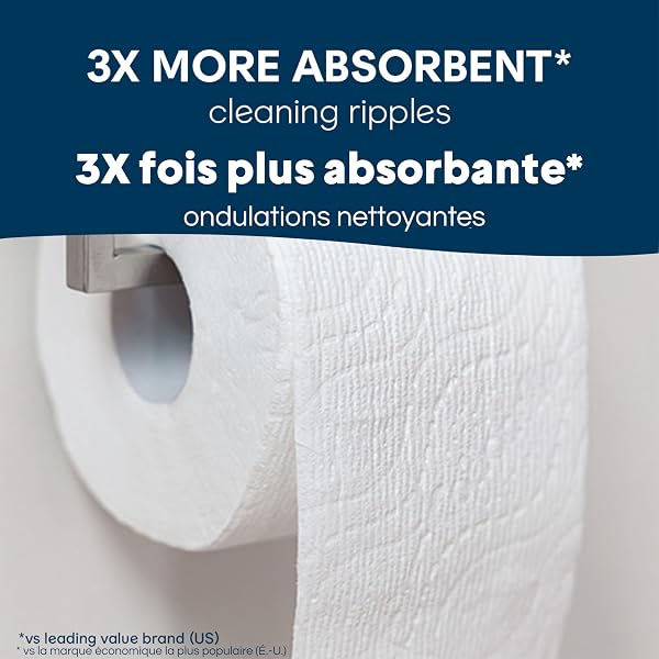 Cottonelle Toilet Paper, 12 Mega Rolls = 48 Regular Rolls, Ultra Comfort, Soft Bathroom Tissue, 244 Sheets per Roll, Packaging May Vary - 5