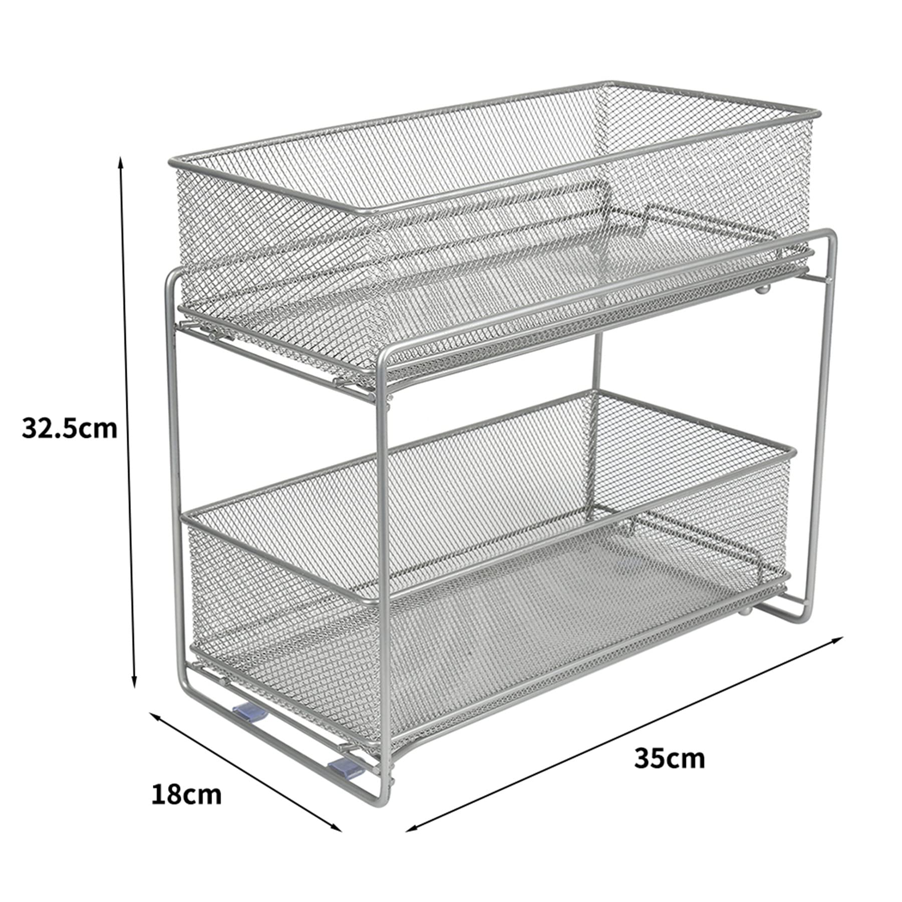 Vakkenkast Mendoza 01 - 90x35x220H cm - 2 push to open deuren - 5 open