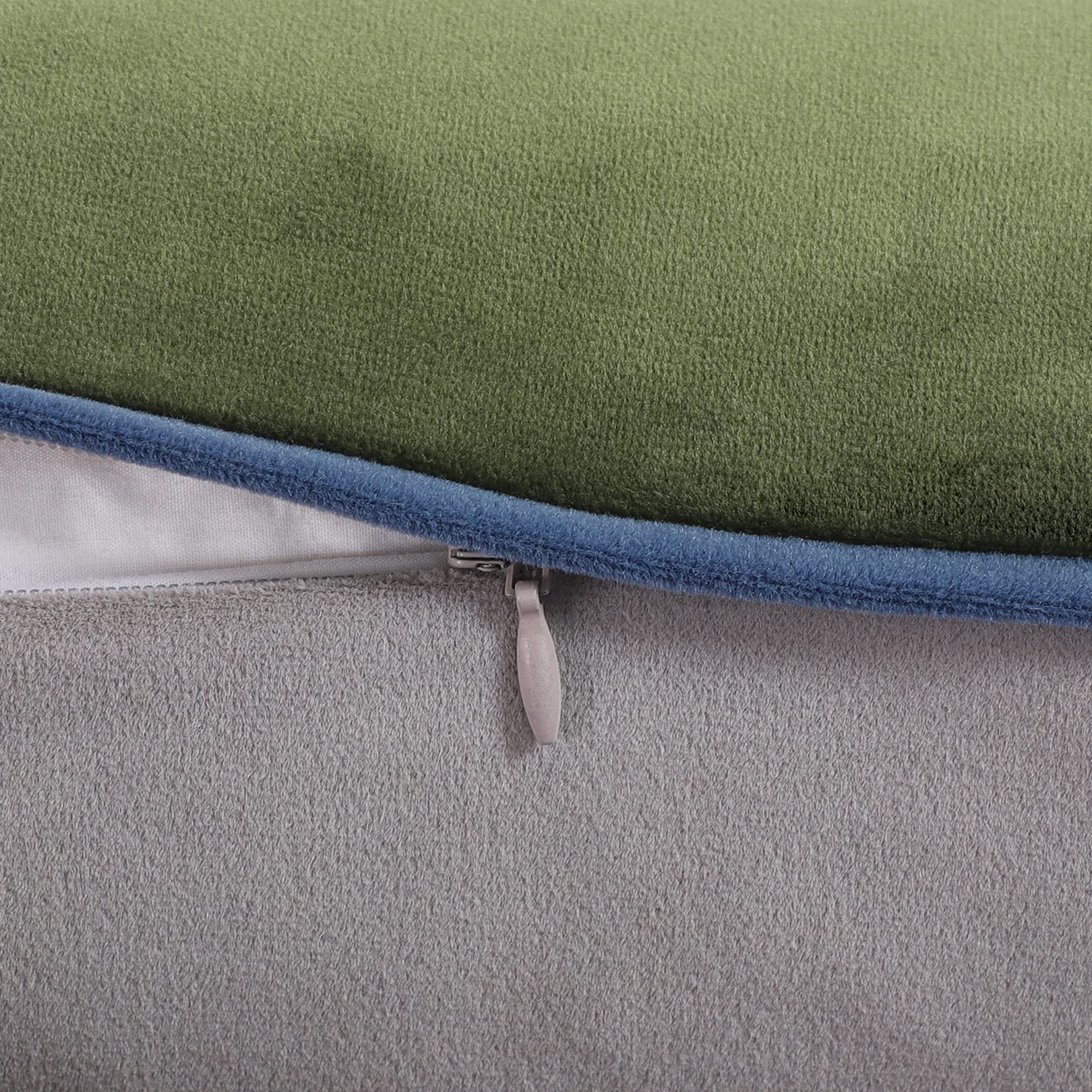 COFEDE Velvet Cushion Covers 18x18 inches Set of 4,Decorative Square mixed color Cushion Cases for Sofa Bed Bench Couch 45x45 cm - Image 3