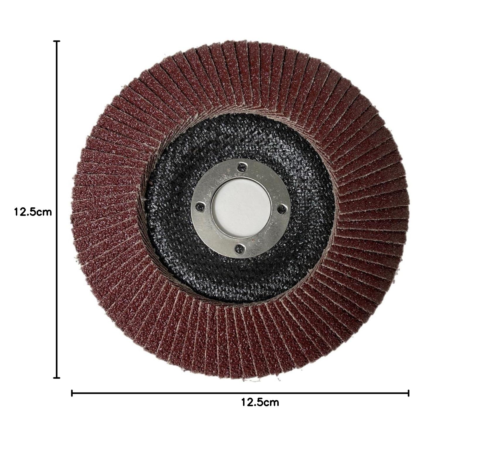 Dischi lamellari 125 conici P40, 50 dischi lamellari marrone