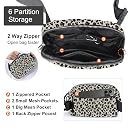 Mini Belt Bag for Women, RFID Small Fanny Pack, Womens Fashion Waist Packs with Extender Strap, Crossbody Bum Bags, J09-Beige Leopard gallery image